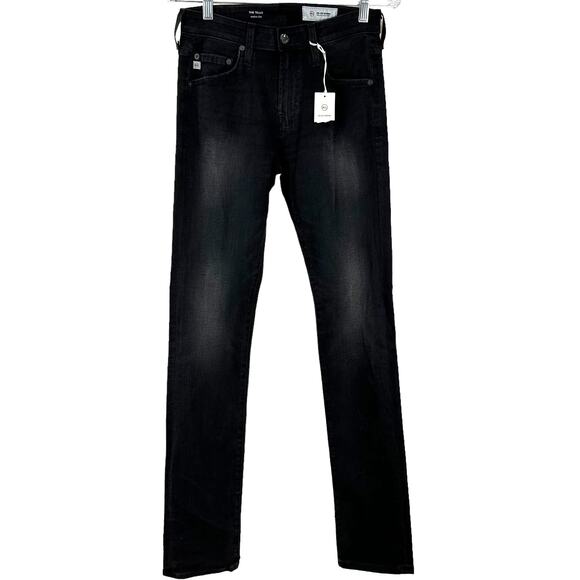 AG Adriano Goldschmied NWT Men's The Tellis Modern Slim Leg Black Size 28 - Picture 2 of 11